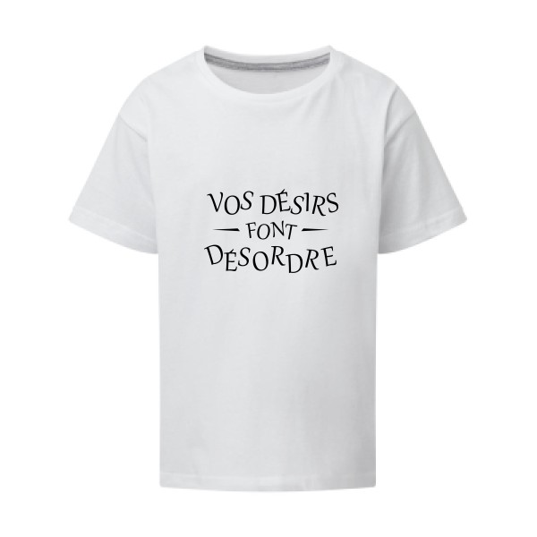 Désordre-T shirt a message drole - SG - Kids