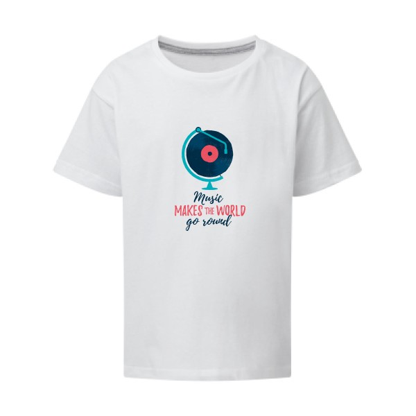 Music - SG - Kids -modèle T-shirt enfant musique -thème Dj -