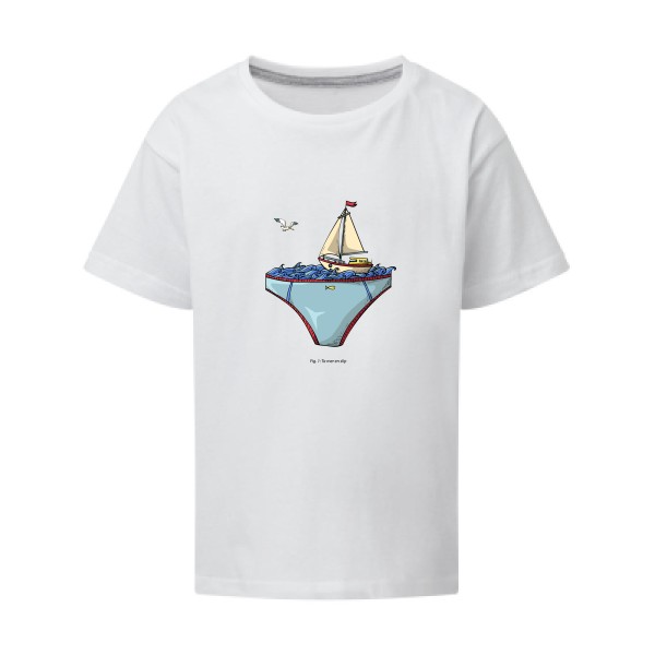 Ta mer en slip -T-shirt enfant Enfant marin humour -SG - Kids -Thème humour et parodie -