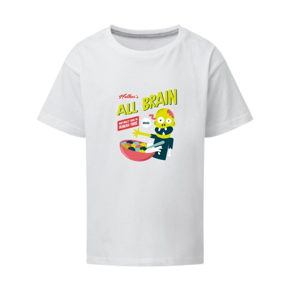 T-shirt enfant original et drole Enfant - All brain - 