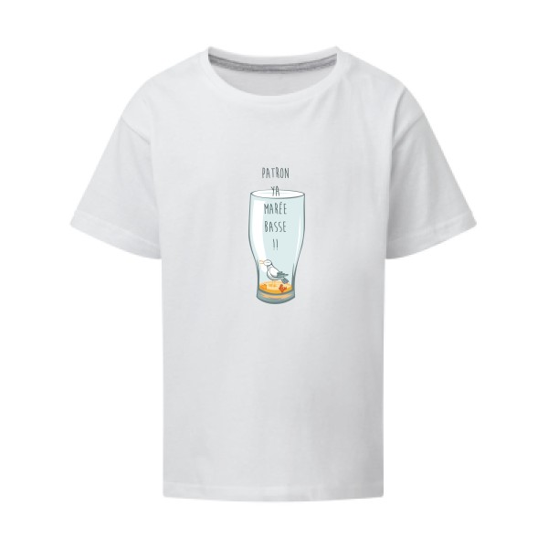 Marée basse - modèle SG - Kids Enfant - T-shirt enfant - thème humour alcool -