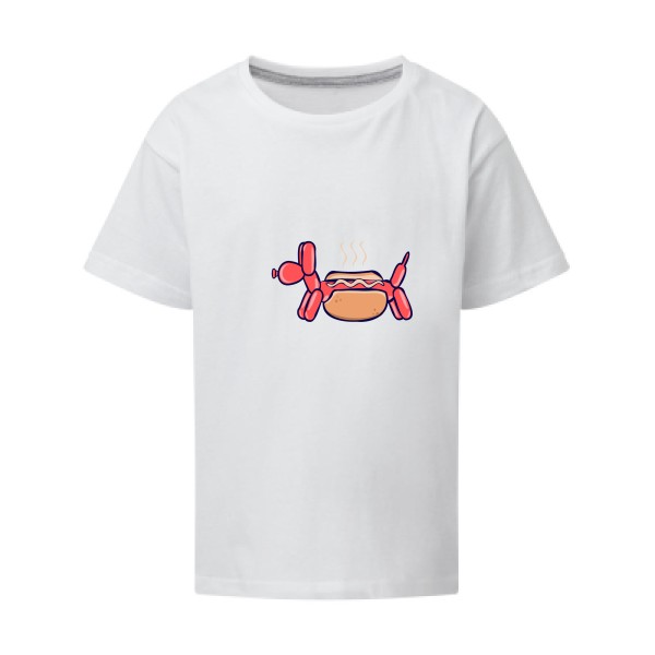 HotDog-T-shirt enfant humoristique - SG - Kids- Thème humour noir -