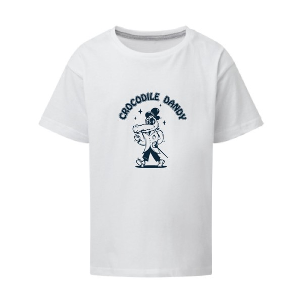 Crocodile dandy - T-shirt enfant rigolo Enfant - modèle SG - Kids -thème cinema et parodie -