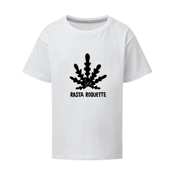 Rasta roquette - T-shirt enfant rigolo - Thème t shirt  et sweat cuisine pour  Enfant -