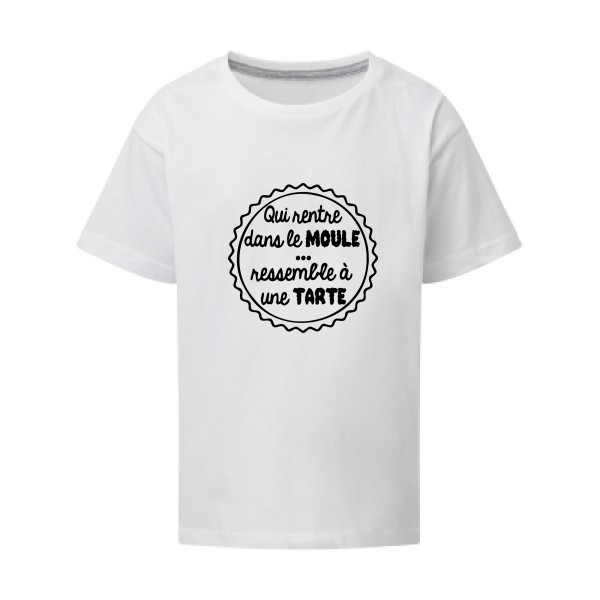 T-shirt enfant - T-shirt message Enfant- Moule à tarte -
