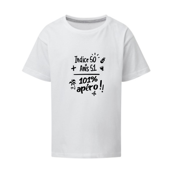 T-shirt enfant - SG - Kids - 101 pourcent apéro !!
