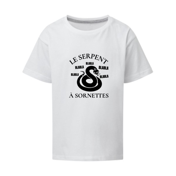 Serpent à Sornettes - T-shirt enfant rigolo Enfant -SG - Kids -thème original et humour