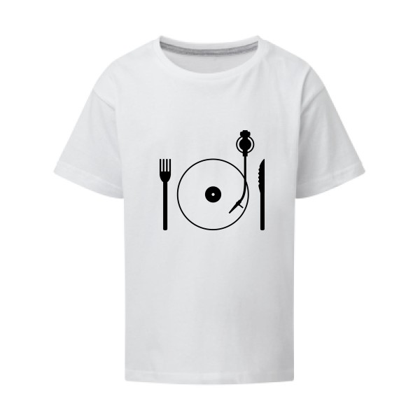 Eat some vinyl - T-shirt enfant vinyl Enfant - modèle SG - Kids -thème rétro et vintage -