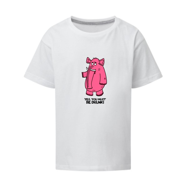 T-shirt enfant original  Homme - Pink elephant -
