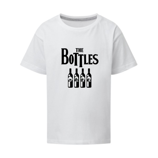 The Bottles - T-shirt enfant parodie  pour Enfant - modèle SG - Kids - thème parodie et musique vintage -