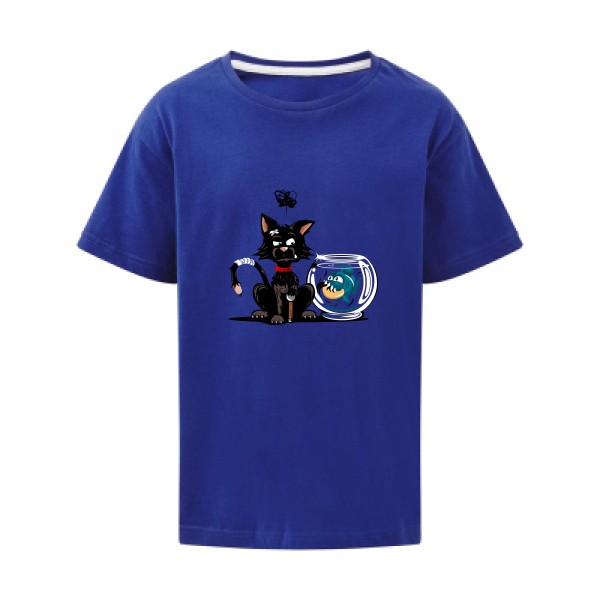 Piranha- T shirt chat et poisson - SG - Kids