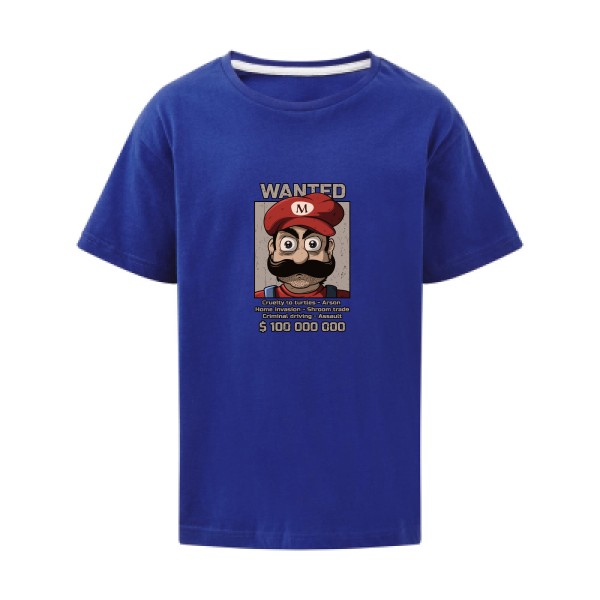 T shirt Geek «Wanted Mario» -