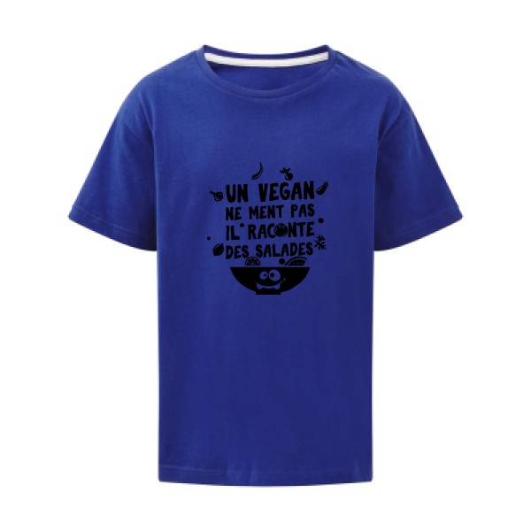 T-shirt enfant original Enfant  - Un vegan ne ment pas - 