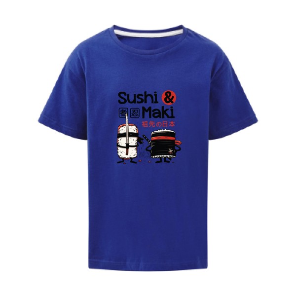 T shirt rigolo enfant  - Sushi et Maki-