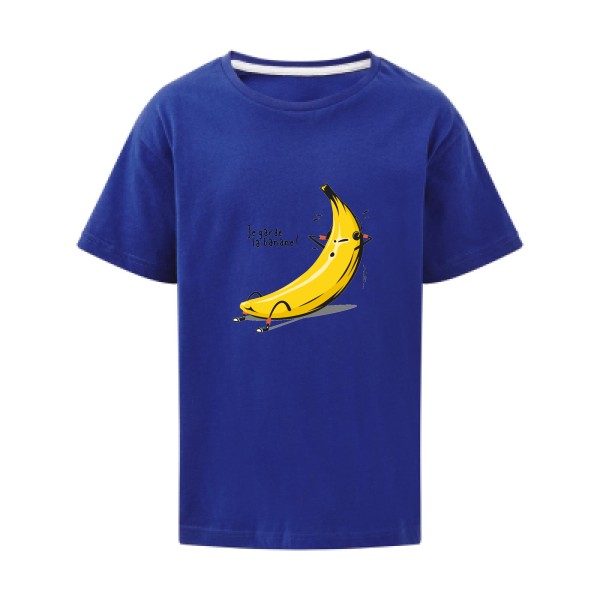T-shirt enfant original Enfant  - Je garde la banane ! - 