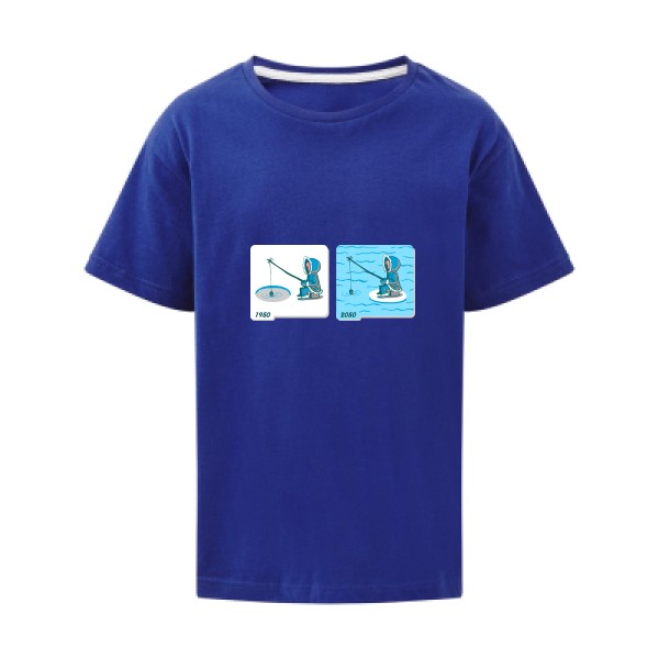 T shirt Enfant humour -Fishing in Arctic - SG - Kids