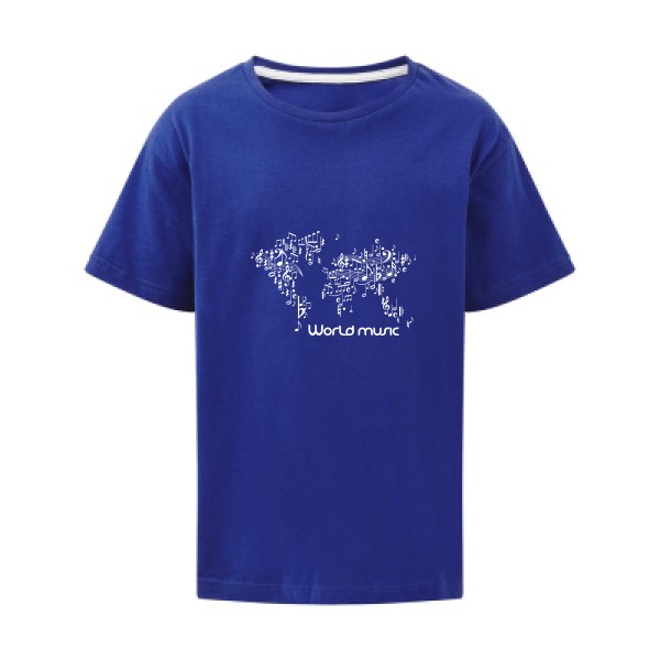World music - T shirt original -SG - Kids