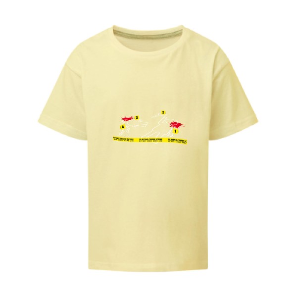 T-shirt enfant original Enfant  - Playing crime scene - 