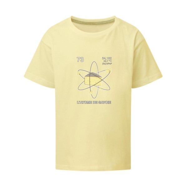 L'Atome de Savoie. - T-shirt enfant humoristique pour Enfant -modèle SG - Kids - thème montagne -