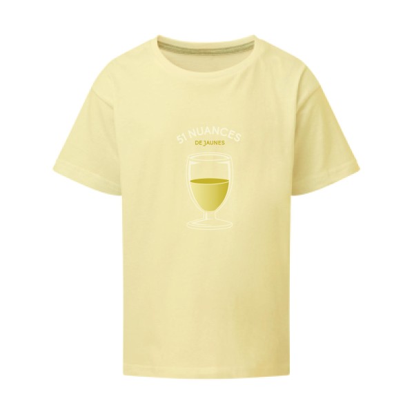 51 nuances de jaunes -  T-shirt enfant Enfant - SG - Kids - thème t-shirt  humour alcool  -
