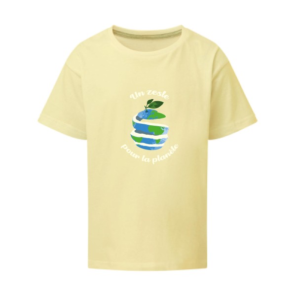 Un p'tit zeste... -T-shirt enfant ecolo original - Enfant -SG - Kids -thème  ecologie - 