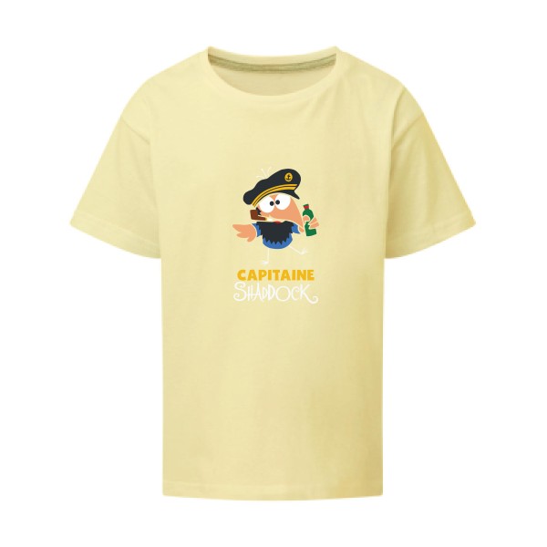 Capitaine Shaddock  - T-shirt enfant cocasse pour Enfant -modèle SG - Kids - thème humour et parodie- 