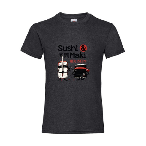 Sushi et Maki-Fruit of the loom - Girls Value Weight T - T-shirts et sweats originaux -