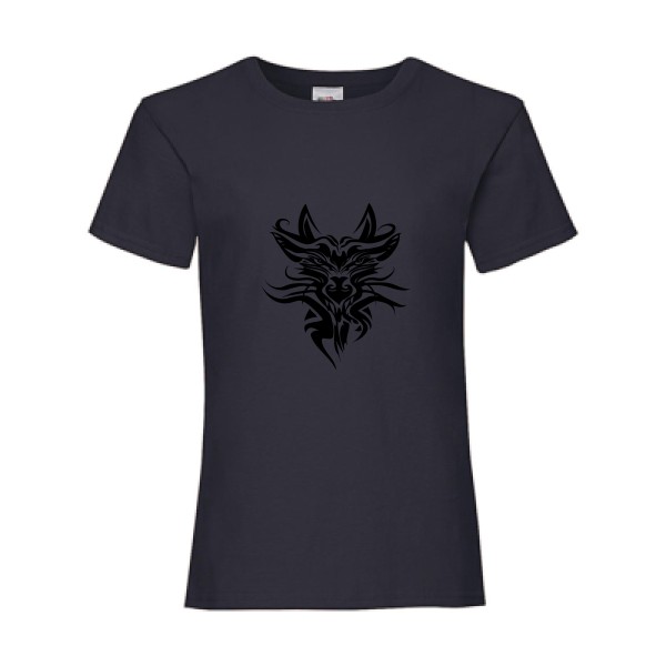 T-shirt enfant - Fruit of the loom - Girls Value Weight T - tattoo