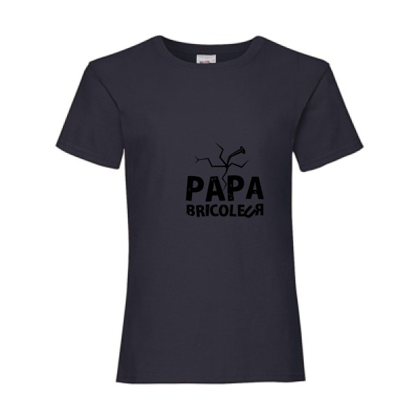 T-shirt enfant humour papa Enfant  - Papa bricoleur - 