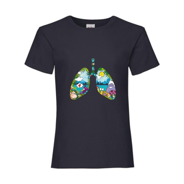  T-shirt enfant Enfant original - happy lungs - 