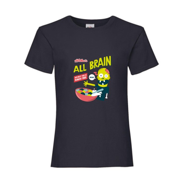T-shirt enfant original et drole Enfant - All brain - 