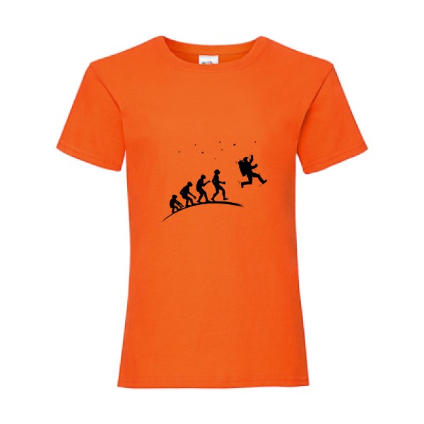 Vers l'espace-T shirt espace -Fruit of the loom - Girls Value Weight T