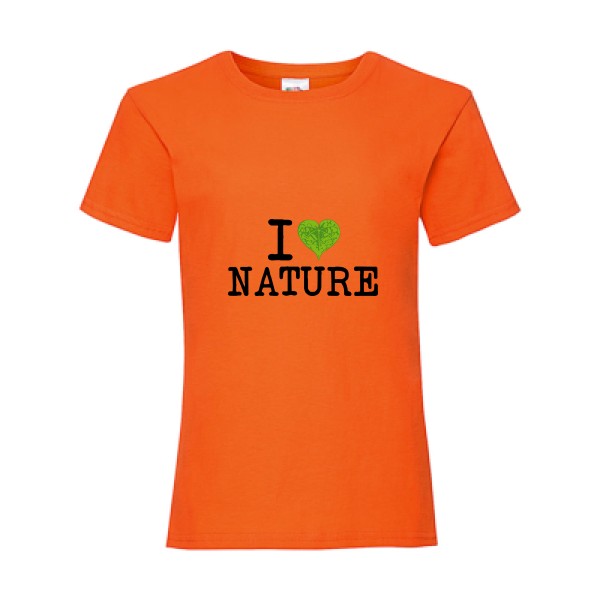 T-shirt enfant Enfant original sur le thème de l'écologie - Naturophile - 