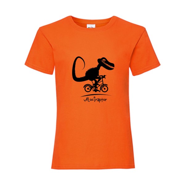 Tee shirt velo humour - «vélociraptor» - 