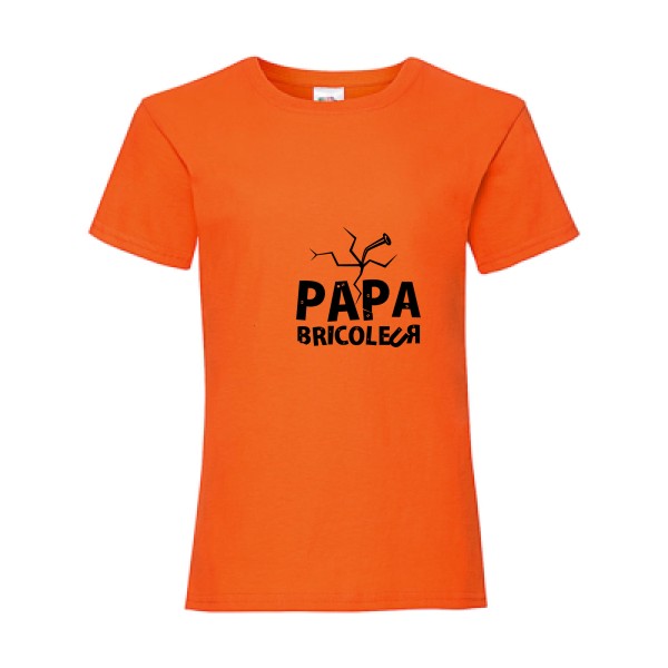 T-shirt enfant humour papa Enfant  - Papa bricoleur - 