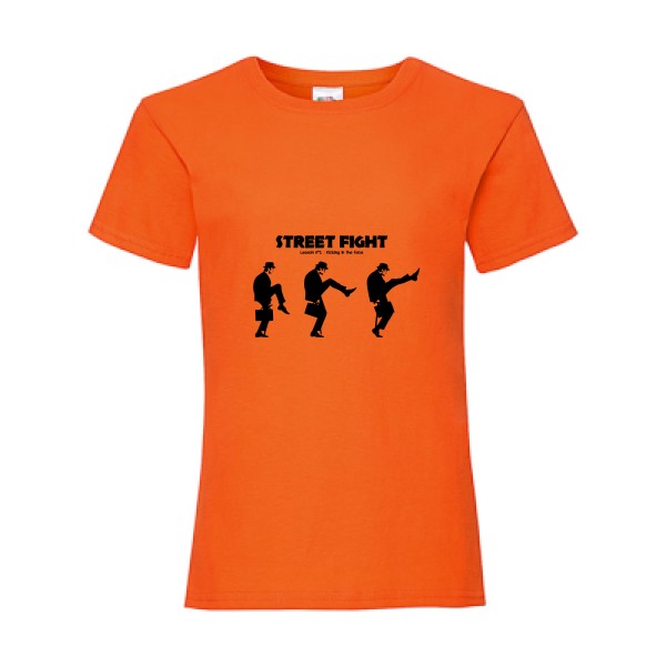 British Fight - T shirt boxe - Fruit of the loom - Girls Value Weight T