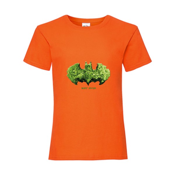 BAT AVIA -T-shirt enfant batman - Fruit of the loom - Girls Value Weight T