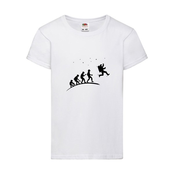 Vers l'espace-T shirt espace -Fruit of the loom - Girls Value Weight T