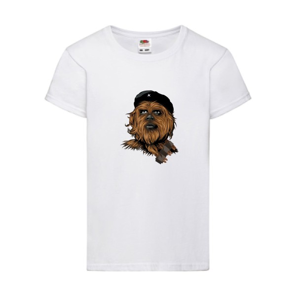 Chewie guevara - T shirt parodie -Fruit of the loom - Girls Value Weight T