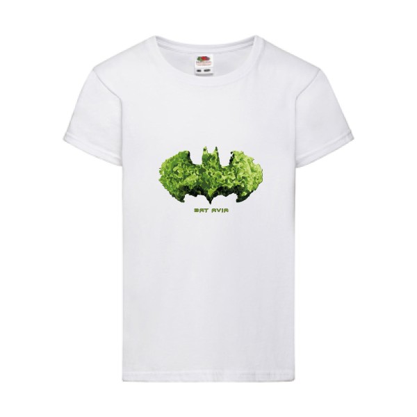 BAT AVIA -T-shirt enfant batman - Fruit of the loom - Girls Value Weight T