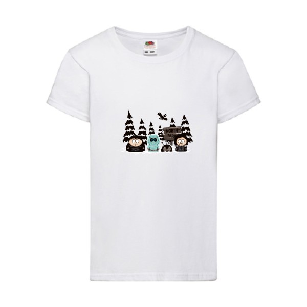 North Park- Tee shirt humoristique-Fruit of the loom - Girls Value Weight T