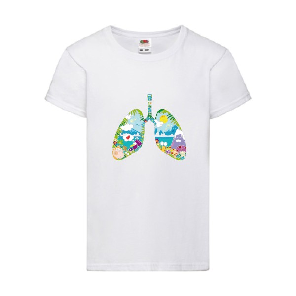  T-shirt enfant Enfant original - happy lungs - 
