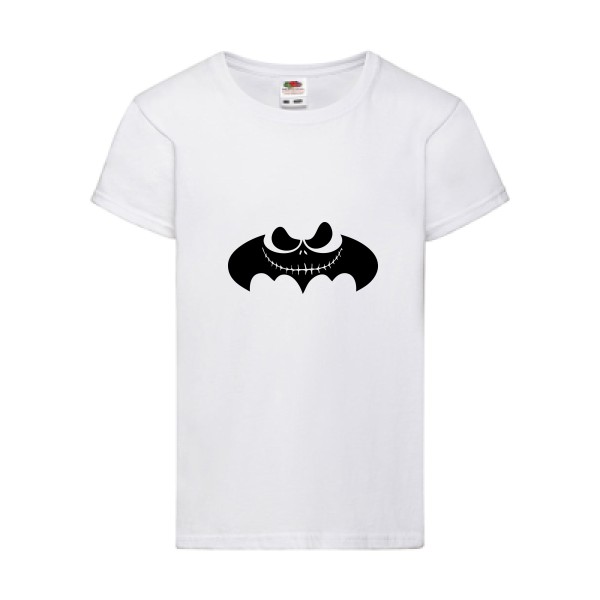 BATJACK T shirt batman-Fruit of the loom - Girls Value Weight T
