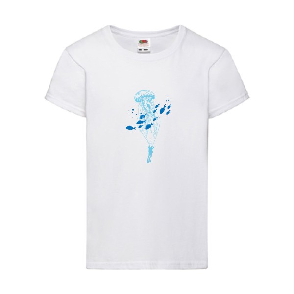 Under the sky-T shirt plongee-Fruit of the loom - Girls Value Weight T