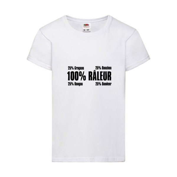 Râleur - T-shirt enfant texte humour -
