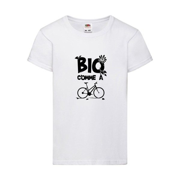 T shirt cool homme - «Bio comme un vélo» -