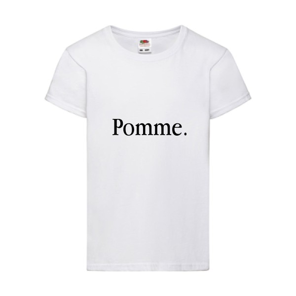 Pub Subliminale - Vêtement geek et drôle - Modèle Fruit of the loom - Girls Value Weight T - Thème t-shirt Geek -