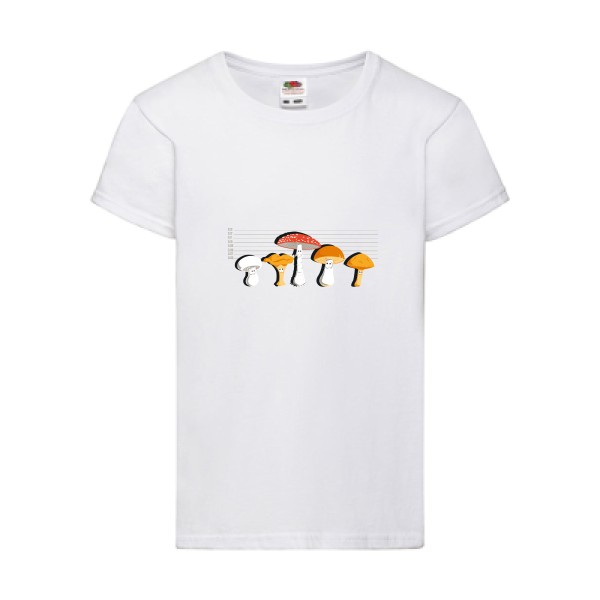 The Forest Suspects-T shirt fun -Fruit of the loom - Girls Value Weight T