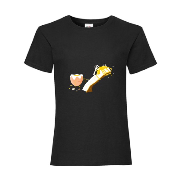 Facehugger'eggs - T-shirt enfant Enfant imprimé- Fruit of the loom - Girls Value Weight T - thème inclassable et imprimé -