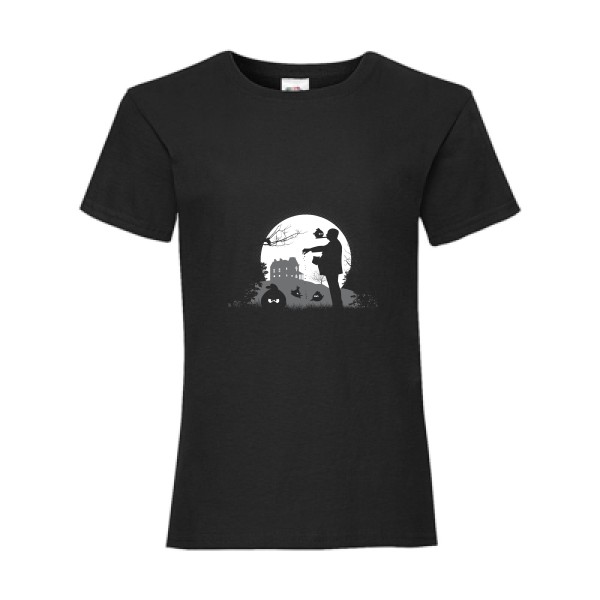 angry hitch2 - T-shirt enfant original Enfant  -Fruit of the loom - Girls Value Weight T - Thème original et vintage -